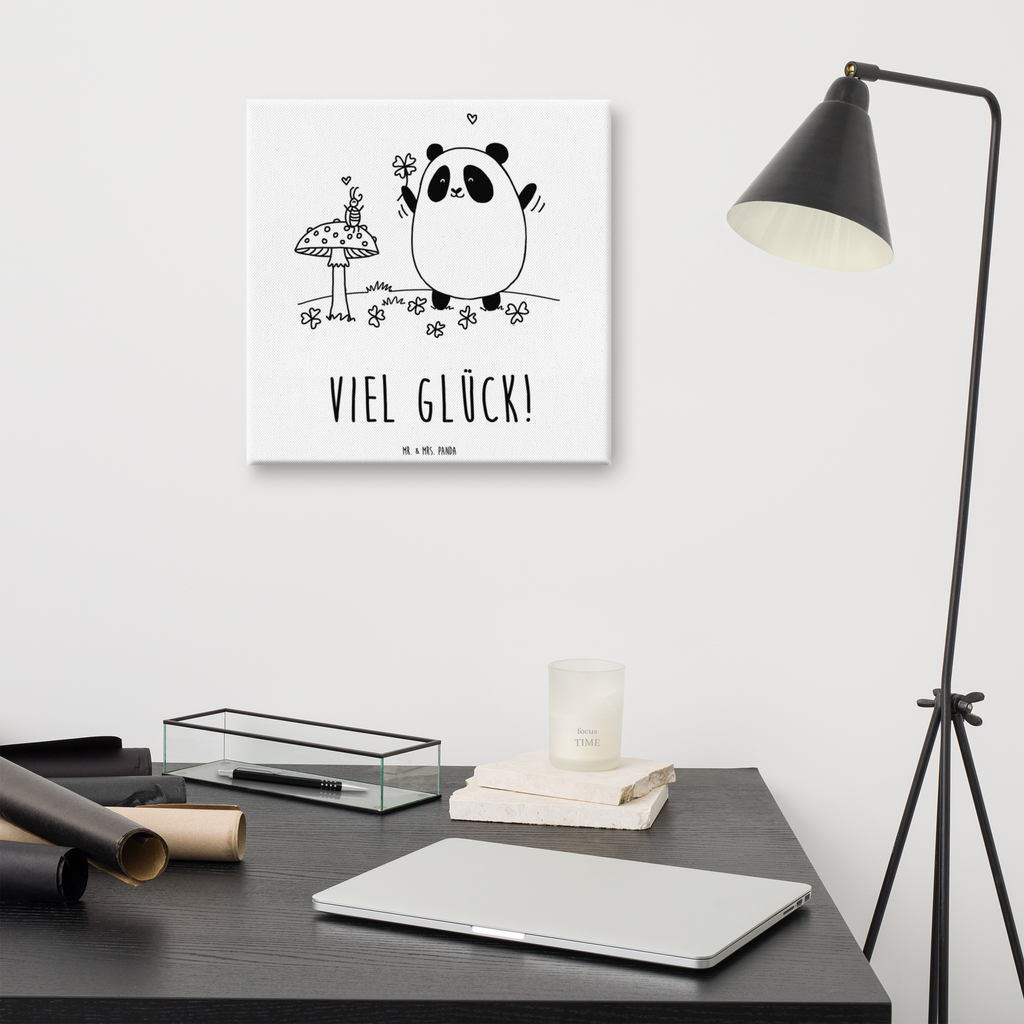 Leinwand Bild Panda Glück Leinwand, Bild, Kunstdruck, Wanddeko, Dekoration