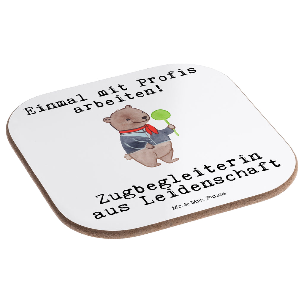 Quadratische Untersetzer Zugbegleiterin aus Leidenschaft Untersetzer, Bierdeckel, Glasuntersetzer, Untersetzer Gläser, Getränkeuntersetzer, Untersetzer aus Holz, Untersetzer für Gläser, Korkuntersetzer, Untersetzer Holz, Holzuntersetzer, Tassen Untersetzer, Untersetzer Design, Beruf, Ausbildung, Jubiläum, Abschied, Rente, Kollege, Kollegin, Geschenk, Schenken, Arbeitskollege, Mitarbeiter, Firma, Danke, Dankeschön