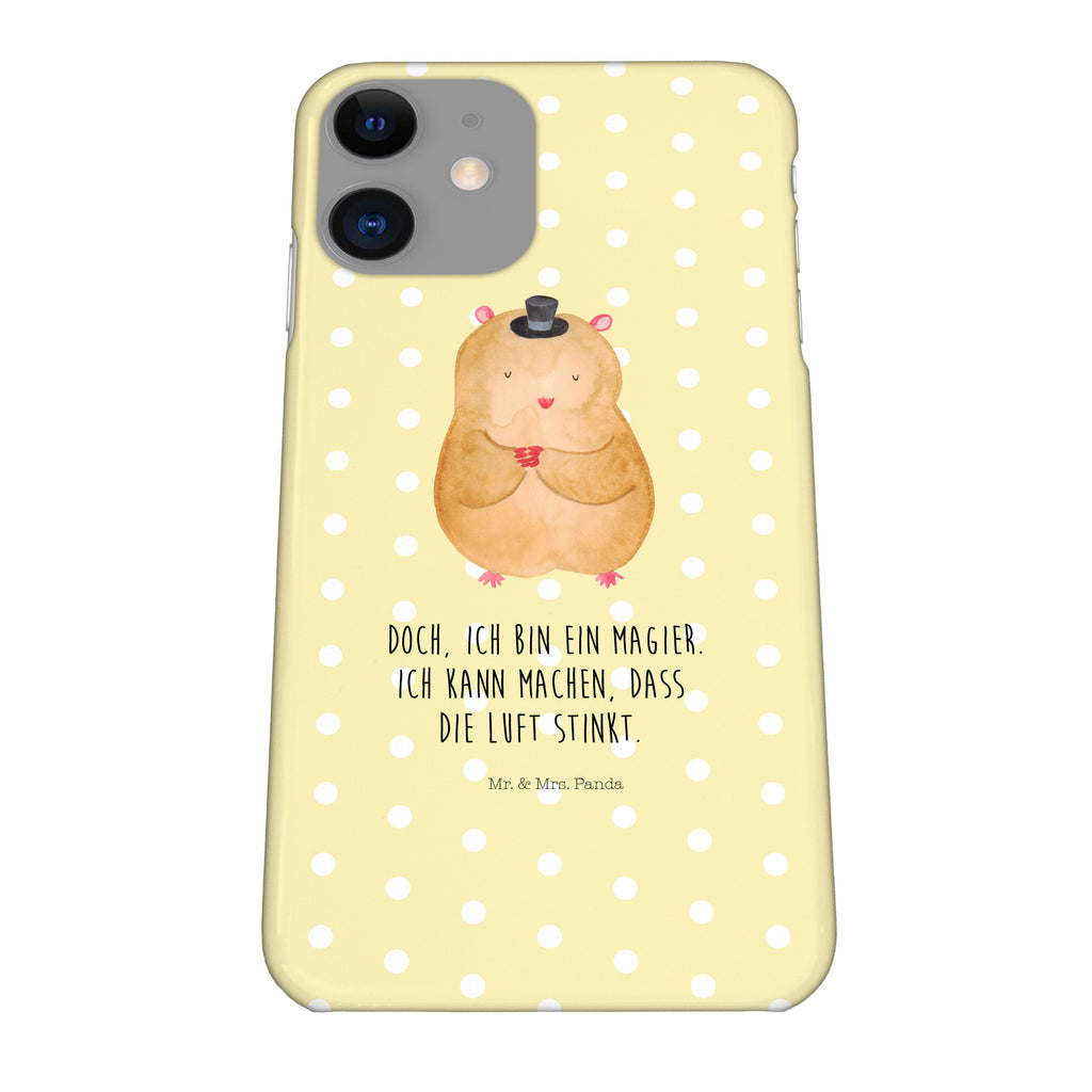 Handyhülle Hamster Hut Handyhülle, Handycover, Cover, Handy, Hülle, Iphone 10, Iphone X, Tiermotive, Gute Laune, lustige Sprüche, Tiere, Hamster, Hut, Magier, Zylinder, Zwerghamster, Zauberer