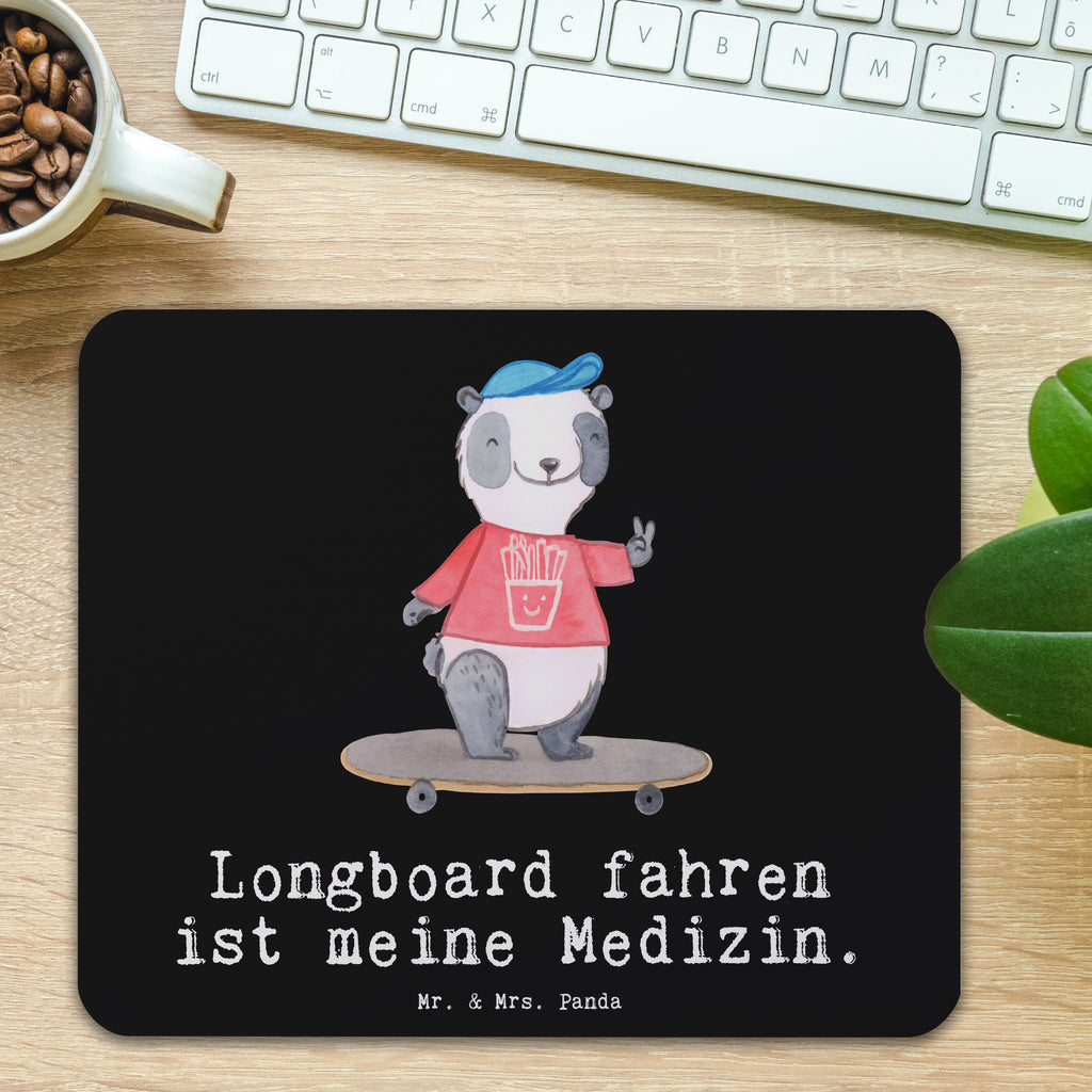 Mauspad Panda Longboard fahren Medizin Mousepad, Computer zubehör, Büroausstattung, PC Zubehör, Arbeitszimmer, Mauspad, Einzigartiges Mauspad, Designer Mauspad, Mausunterlage, Mauspad Büro, Geschenk, Sport, Sportart, Hobby, Schenken, Danke, Dankeschön, Auszeichnung, Gewinn, Sportler, Longboard fahren, Skaten, Rollbrettfahren, Longboardfahren, Roller Skaten, Skateboard fahren, Stunts