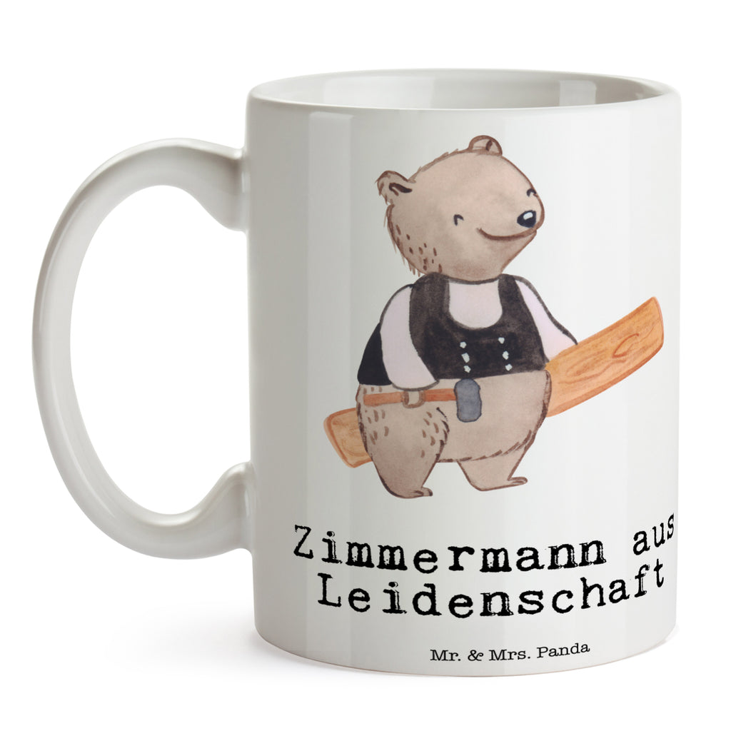 Tasse Zimmermann aus Leidenschaft Tasse, Kaffeetasse, Teetasse, Becher, Kaffeebecher, Teebecher, Keramiktasse, Porzellantasse, Büro Tasse, Geschenk Tasse, Tasse Sprüche, Tasse Motive, Kaffeetassen, Tasse bedrucken, Designer Tasse, Cappuccino Tassen, Schöne Teetassen, Beruf, Ausbildung, Jubiläum, Abschied, Rente, Kollege, Kollegin, Geschenk, Schenken, Arbeitskollege, Mitarbeiter, Firma, Danke, Dankeschön