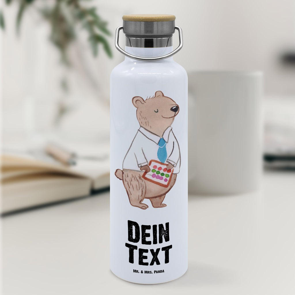 Personalisierte Trinkflasche Bankfachmann mit Herz Personalisierte Trinkflasche, Trinkflasche mit Namen, Trinkflasche bedrucken, Flasche personalisiert, Trinkflasch mit Aufdruck, Trinkflasche Werbegeschenk, Namensaufdruck Trinkflasche, Sportflasche personalisiert, Trinkflasche Sport, Beruf, Ausbildung, Jubiläum, Abschied, Rente, Kollege, Kollegin, Geschenk, Schenken, Arbeitskollege, Mitarbeiter, Firma, Danke, Dankeschön, Bankfachmann, Bankangestellter, Bänker, Bankberater