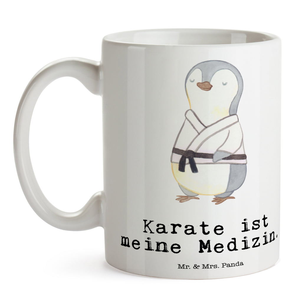 Tasse Pinguin Karate Tasse, Kaffeetasse, Teetasse, Becher, Kaffeebecher, Teebecher, Keramiktasse, Porzellantasse, Büro Tasse, Geschenk Tasse, Tasse Sprüche, Tasse Motive, Kaffeetassen, Tasse bedrucken, Designer Tasse, Cappuccino Tassen, Schöne Teetassen, Geschenk, Sport, Sportart, Hobby, Schenken, Danke, Dankeschön, Auszeichnung, Gewinn, Sportler, Karate, Kampfsportart, Selbstverteidigung, Kampfkunst, Karate Verein