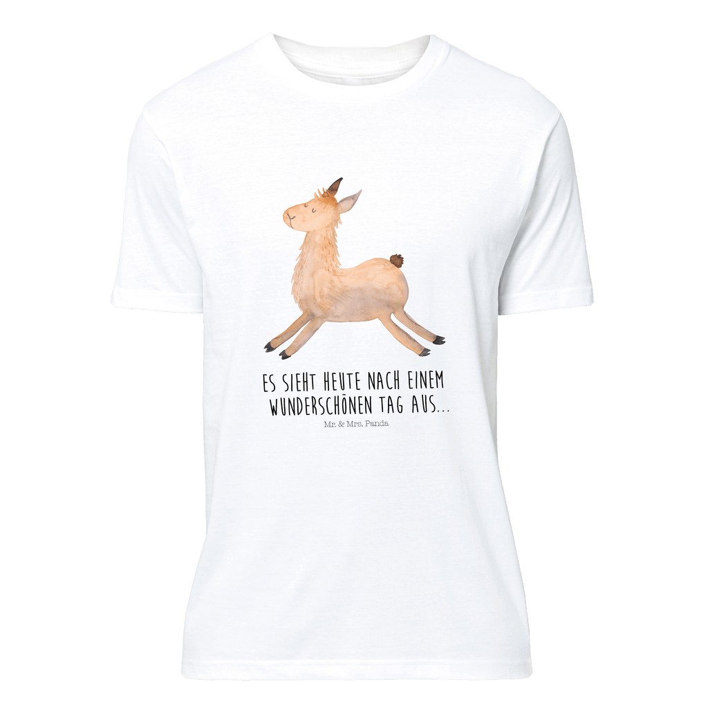 T-Shirt Standard Lama Springen T-Shirt, Shirt, Tshirt, Lustiges T-Shirt, T-Shirt mit Spruch, Party, Junggesellenabschied, Jubiläum, Geburstag, Herrn, Damen, Männer, Frauen, Schlafshirt, Nachthemd, Sprüche, Lama, Alpaka, Lamas, Lieblingstag, Happy day, fröhlich, Glück, Freundin, Liebeskummer, Neustart, guten Morgen, Start, Prüfung, Abitur