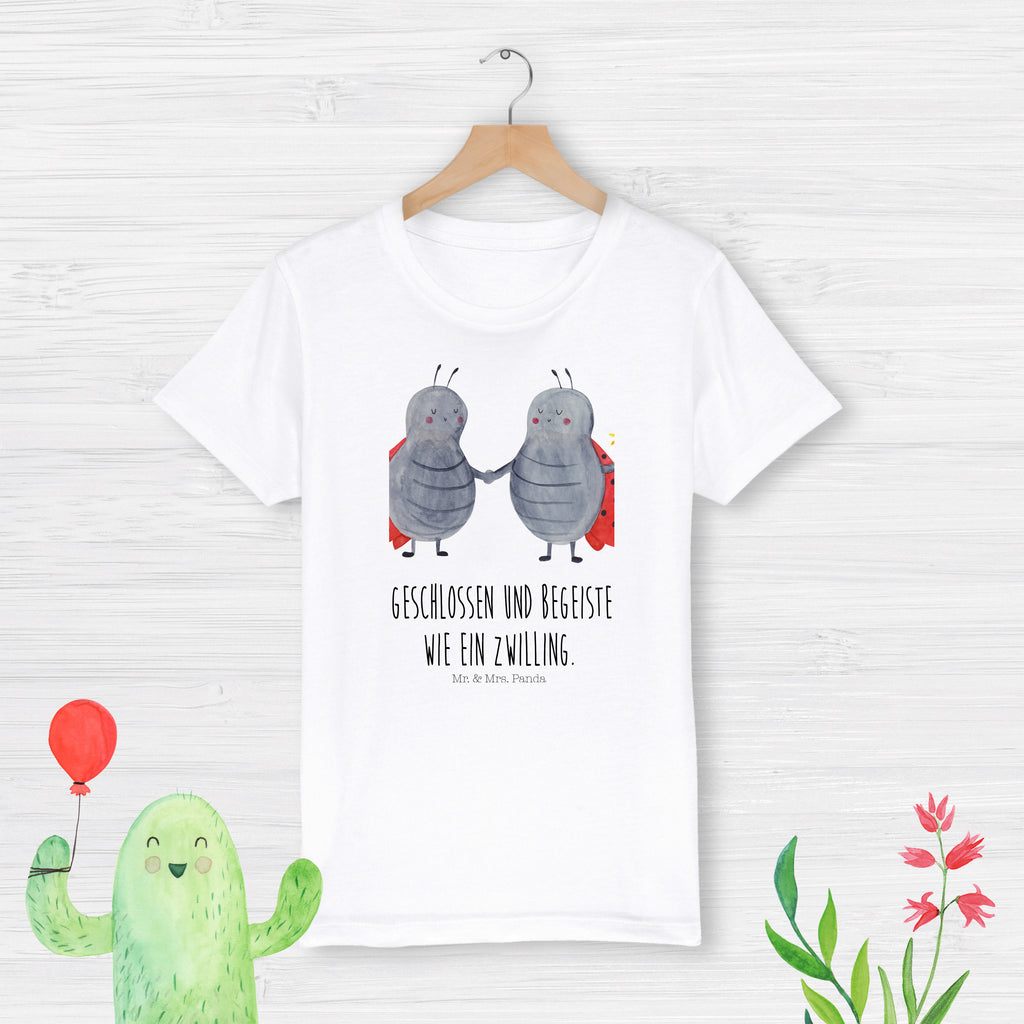 Organic Kinder T-Shirt Sternzeichen Zwilling Kinder T-Shirt, Kinder T-Shirt Mädchen, Kinder T-Shirt Jungen, Tierkreiszeichen, Sternzeichen, Horoskop, Astrologie, Aszendent, Zwillinge, Zwilling Geschenk, Zwilling Sternzeichen, Geburtstag Mai, Geschenk Mai, Geschenk Juni, Marienkäfer, Glückskäfer, Zwillingsbruder, Zwillingsschwester