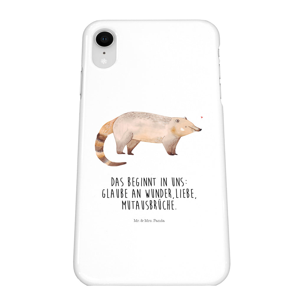 Handyhülle Nasenbär Handyhülle, Handycover, Cover, Handy, Hülle, Iphone 10, Iphone X, Tiermotive, Gute Laune, lustige Sprüche, Tiere, Nasenbär, Nasenbären, Rüsselbär, Bär