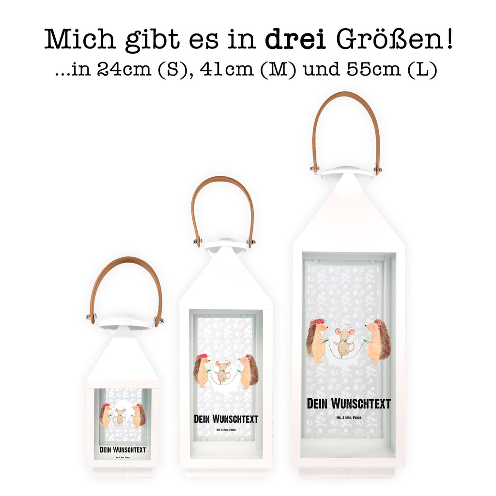 Personalisierte Deko Laterne Igel Seilhüpfen Gartenlampe, Gartenleuchte, Gartendekoration, Gartenlicht, Laterne kleine Laternen, XXL Laternen, Laterne groß, Tiermotive, Gute Laune, lustige Sprüche, Tiere, Igel, Maus, Seilspringen, Seilhüpfen, Kinder, Kindergarten