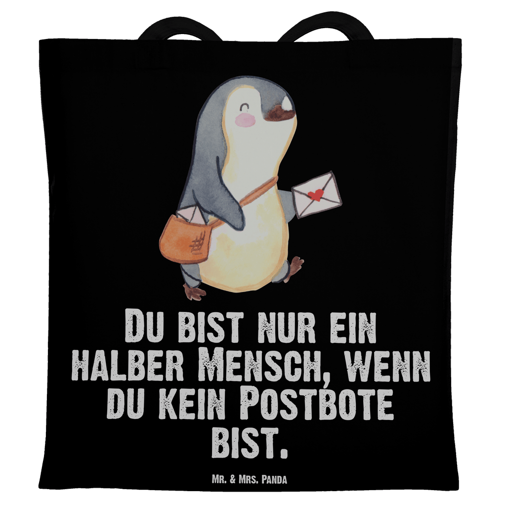 Tragetasche Postbote mit Herz Beuteltasche, Beutel, Einkaufstasche, Jutebeutel, Stoffbeutel, Tasche, Shopper, Umhängetasche, Strandtasche, Schultertasche, Stofftasche, Tragetasche, Badetasche, Jutetasche, Einkaufstüte, Laptoptasche, Beruf, Ausbildung, Jubiläum, Abschied, Rente, Kollege, Kollegin, Geschenk, Schenken, Arbeitskollege, Mitarbeiter, Firma, Danke, Dankeschön, Postbote, Briefzusteller, Briefträger, Postler