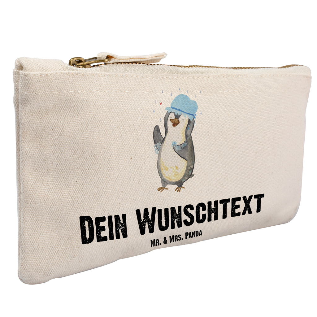 Personalisierte Schminktasche Pinguin duscht Personalisierte Schminktasche, Personalisierte Kosmetiktasche, Personalisierter Kosmetikbeutel, Personalisiertes Stiftemäppchen, Personalisiertes Etui, Personalisierte Federmappe, Personalisierte Makeup Bag, Personalisiertes Schminketui, Personalisiertes Kosmetiketui, Personalisiertes Schlamperetui, Schminktasche mit Namen, Kosmetiktasche mit Namen, Kosmetikbeutel mit Namen, Stiftemäppchen mit Namen, Etui mit Namen, Federmappe mit Namen, Makeup Bg mit Namen, Schminketui mit Namen, Kosmetiketui mit Namen, Schlamperetui mit Namen, Schminktasche personalisieren, Schminktasche bedrucken, Schminktasche selbst gestalten, Pinguin, Pinguine, Dusche, duschen, Lebensmotto, Motivation, Neustart, Neuanfang, glücklich sein