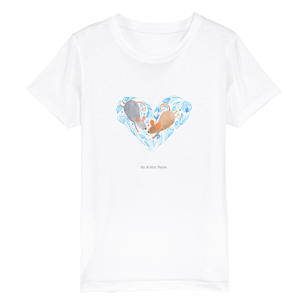 Organic Kinder T-Shirt Mäuse Herz Kinder T-Shirt, Kinder T-Shirt Mädchen, Kinder T-Shirt Jungen, Liebe, Partner, Freund, Freundin, Ehemann, Ehefrau, Heiraten, Verlobung, Heiratsantrag, Liebesgeschenk, Jahrestag, Hocheitstag, Maus, Mäuse, Liebesbotschaft, Liebesbeweis, Hochzeit, Lieblingsmensch, Gemeinsamkeit, Love, Geschenk für zwei