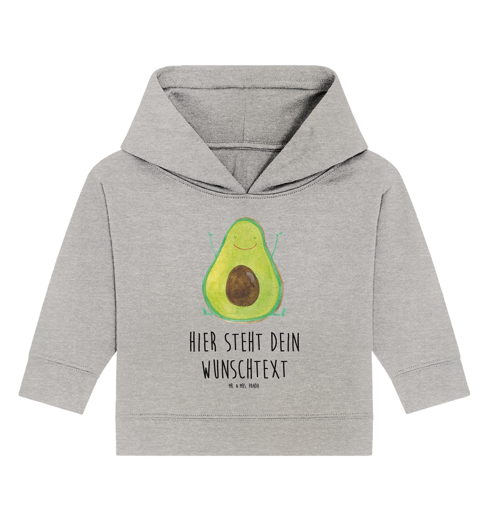 Personalisierter Baby Hoodie Avocado Glücklich Personalisierter Baby Hoodie, Baby Hoodie mit Namen, Babyhoodie Wunschtext, Avocado, Veggie, Vegan, Gesund, Chaos