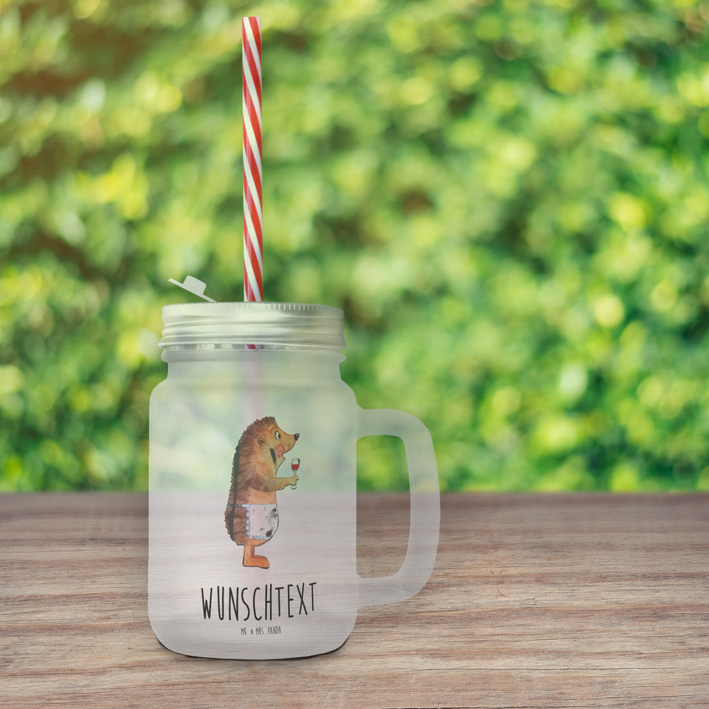 Personalisiertes Trinkglas Mason Jar Igel Wein Personalisiertes Mason Jar, Personalisiertes Glas, Personalisiertes Trinkglas, Personalisiertes Henkelglas, Personalisiertes Sommerglas, Personalisiertes Einmachglas, Personalisiertes Cocktailglas, Personalisiertes Cocktail-Glas, mit Namen, Wunschtext, Wunschnamen, Mason Jar selbst bedrucken, Wunschglas mit Namen, Bedrucktes Trinkglas, Geschenk mit Namen, Tiermotive, Gute Laune, lustige Sprüche, Tiere, Wein Spruch, Igel, Geschenk Weintrinker, Geschenk Weinliebhaber, Wein Deko, Weinglas, Rotwein, Weißwein, Wein trinken