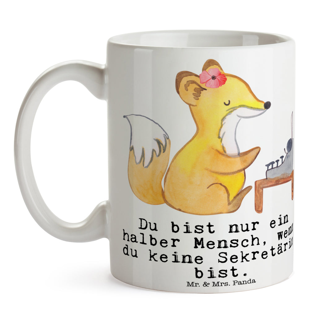 Tasse Sekretärin mit Herz Tasse, Kaffeetasse, Teetasse, Becher, Kaffeebecher, Teebecher, Keramiktasse, Porzellantasse, Büro Tasse, Geschenk Tasse, Tasse Sprüche, Tasse Motive, Kaffeetassen, Tasse bedrucken, Designer Tasse, Cappuccino Tassen, Schöne Teetassen, Beruf, Ausbildung, Jubiläum, Abschied, Rente, Kollege, Kollegin, Geschenk, Schenken, Arbeitskollege, Mitarbeiter, Firma, Danke, Dankeschön