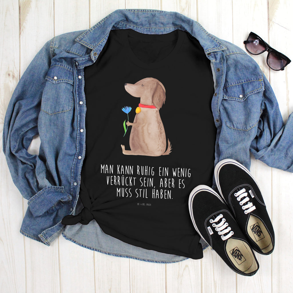 T-Shirt Standard Hund Blume T-Shirt, Shirt, Tshirt, Lustiges T-Shirt, T-Shirt mit Spruch, Party, Junggesellenabschied, Jubiläum, Geburstag, Herrn, Damen, Männer, Frauen, Schlafshirt, Nachthemd, Sprüche, Hund, Hundemotiv, Haustier, Hunderasse, Tierliebhaber, Hundebesitzer, Hunde, Frauchen, Hundeliebe