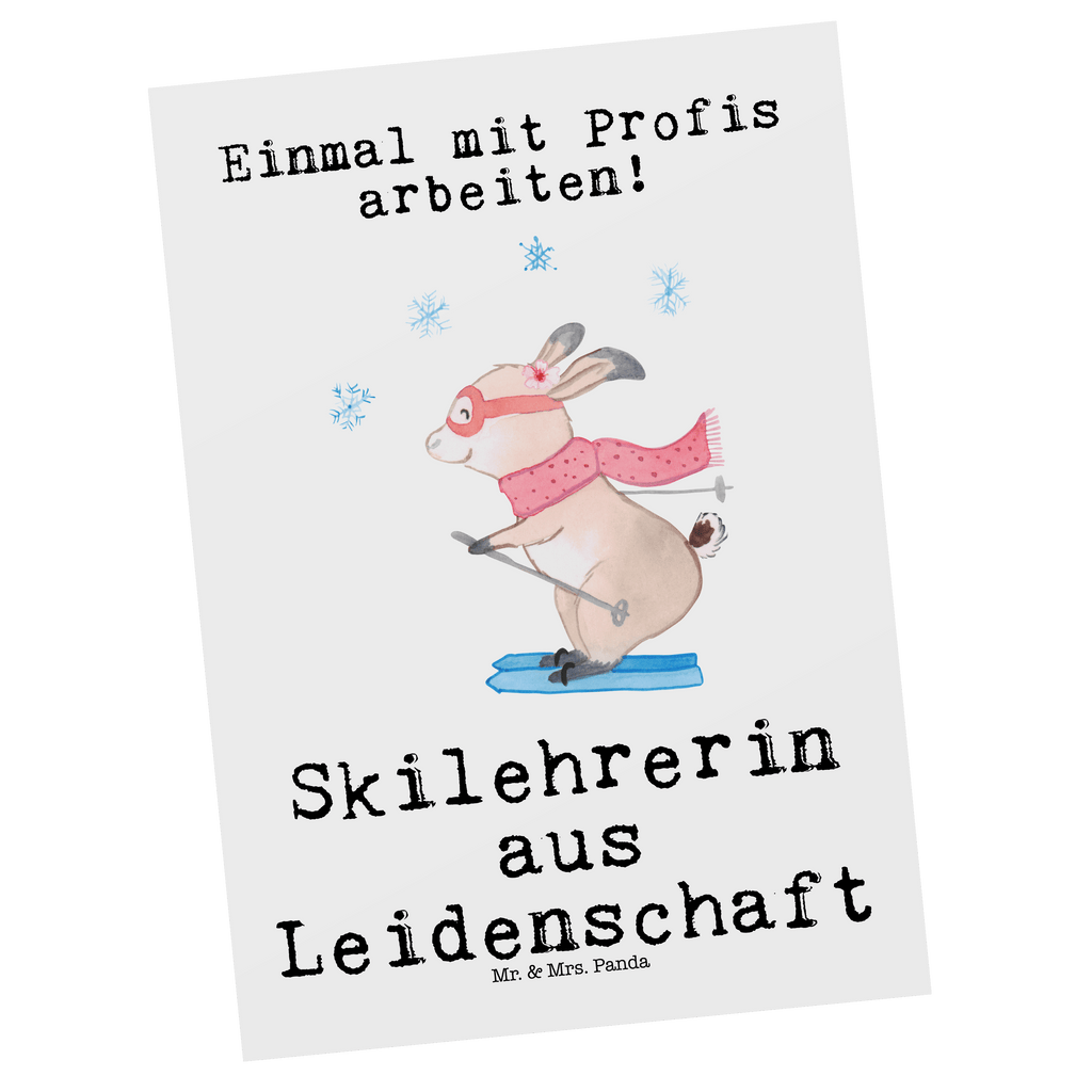 Postkarte Skilehrerin aus Leidenschaft Postkarte, Karte, Geschenkkarte, Grußkarte, Einladung, Ansichtskarte, Geburtstagskarte, Einladungskarte, Dankeskarte, Ansichtskarten, Einladung Geburtstag, Einladungskarten Geburtstag, Beruf, Ausbildung, Jubiläum, Abschied, Rente, Kollege, Kollegin, Geschenk, Schenken, Arbeitskollege, Mitarbeiter, Firma, Danke, Dankeschön