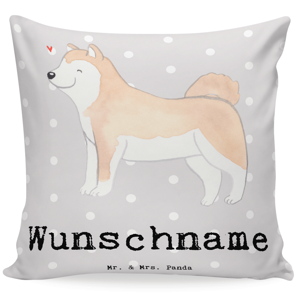 Personalisiertes Kissen Akita Inu Lebensretter Kissen, personalisiert, Name, Wunschname, bedrucken, Kopfkissen, Hund, Hunderasse, Rassehund, Hundebesitzer, Geschenk, Tierfreund, Schenken, Welpe