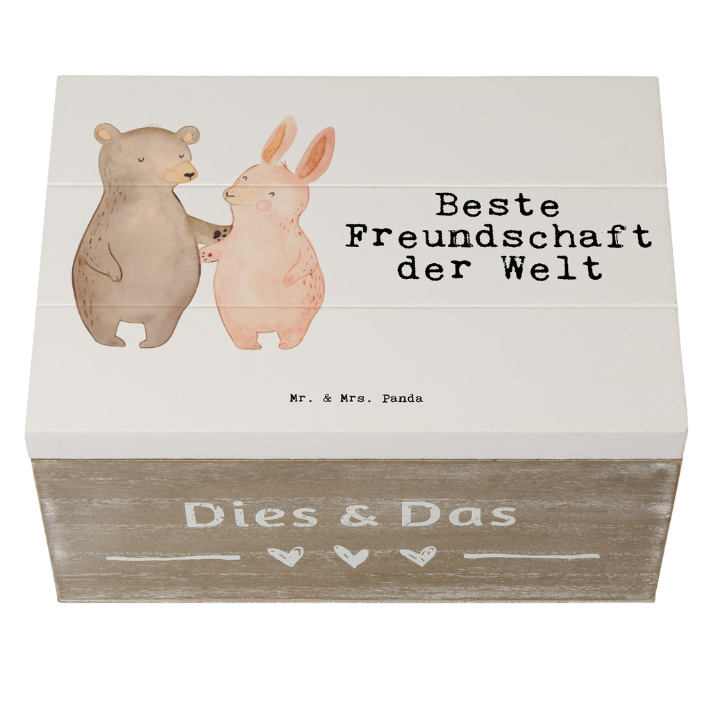 Holzkiste Hase Beste Freundschaft der Welt Holzkiste, Kiste, Schatzkiste, Truhe, Schatulle, XXL, Erinnerungsbox, Erinnerungskiste, Dekokiste, Aufbewahrungsbox, Geschenkbox, Geschenkdose, für, Dankeschön, Geschenk, Schenken, Geburtstag, Geburtstagsgeschenk, Geschenkidee, Danke, Bedanken, Mitbringsel, Freude machen, Geschenktipp, Freundschaft, Freunde, Freunde fürs Leben, best friends, Freundin, Freund, Clique, Kumpel, bae, bff