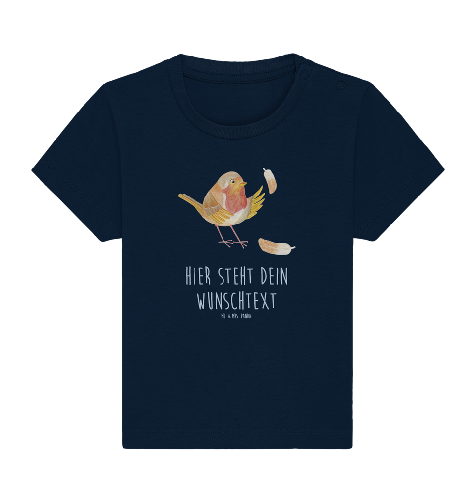 Personalisiertes Baby Shirt Rotkehlchen Federn Personalisiertes Baby T-Shirt, Personalisiertes Jungen Baby T-Shirt, Personalisiertes Mädchen Baby T-Shirt, Personalisiertes Shirt, Tiermotive, Gute Laune, lustige Sprüche, Tiere, What if i fall, Rotkehlchen, Spruch Motivation, Spruch Mut, Vogel, Motivation Sprüche, Motivationsbilder, fliegen