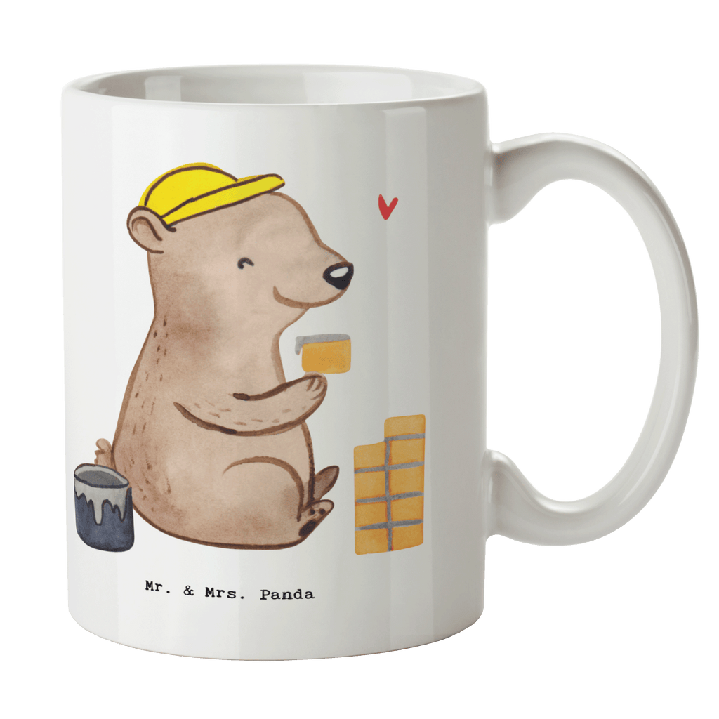 Tasse Maurer mit Herz Tasse, Kaffeetasse, Teetasse, Becher, Kaffeebecher, Teebecher, Keramiktasse, Porzellantasse, Büro Tasse, Geschenk Tasse, Tasse Sprüche, Tasse Motive, Kaffeetassen, Tasse bedrucken, Designer Tasse, Cappuccino Tassen, Schöne Teetassen, Beruf, Ausbildung, Jubiläum, Abschied, Rente, Kollege, Kollegin, Geschenk, Schenken, Arbeitskollege, Mitarbeiter, Firma, Danke, Dankeschön, Maurer, Maurermeister, Gesellenprüfung, Handwerker, Maurerbetrieb