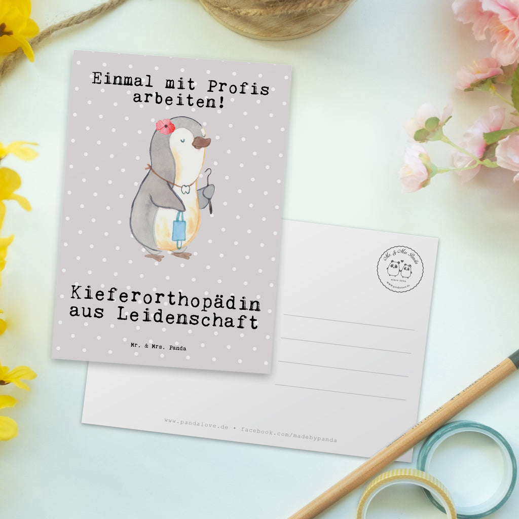 Postkarte Kieferorthopädin aus Leidenschaft Postkarte, Karte, Geschenkkarte, Grußkarte, Einladung, Ansichtskarte, Geburtstagskarte, Einladungskarte, Dankeskarte, Ansichtskarten, Einladung Geburtstag, Einladungskarten Geburtstag, Beruf, Ausbildung, Jubiläum, Abschied, Rente, Kollege, Kollegin, Geschenk, Schenken, Arbeitskollege, Mitarbeiter, Firma, Danke, Dankeschön