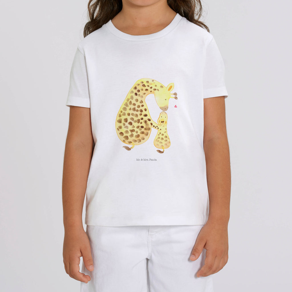 Organic Kinder T-Shirt Giraffe Kind Kinder T-Shirt, Kinder T-Shirt Mädchen, Kinder T-Shirt Jungen, Afrika, Wildtiere, Giraffe, Kind, Mutter, Mama, Tochter, Sohn, Lieblingsmensch