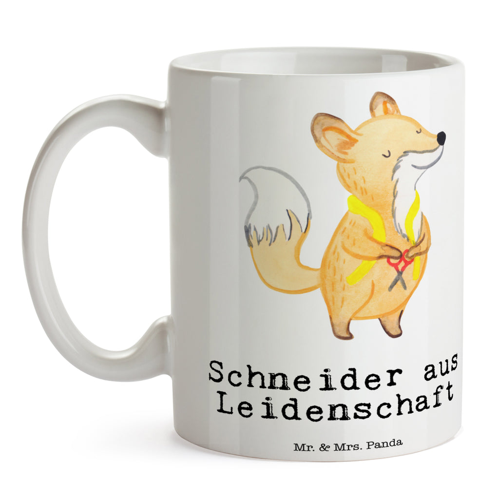 Tasse Schneider aus Leidenschaft Tasse, Kaffeetasse, Teetasse, Becher, Kaffeebecher, Teebecher, Keramiktasse, Porzellantasse, Büro Tasse, Geschenk Tasse, Tasse Sprüche, Tasse Motive, Kaffeetassen, Tasse bedrucken, Designer Tasse, Cappuccino Tassen, Schöne Teetassen, Beruf, Ausbildung, Jubiläum, Abschied, Rente, Kollege, Kollegin, Geschenk, Schenken, Arbeitskollege, Mitarbeiter, Firma, Danke, Dankeschön