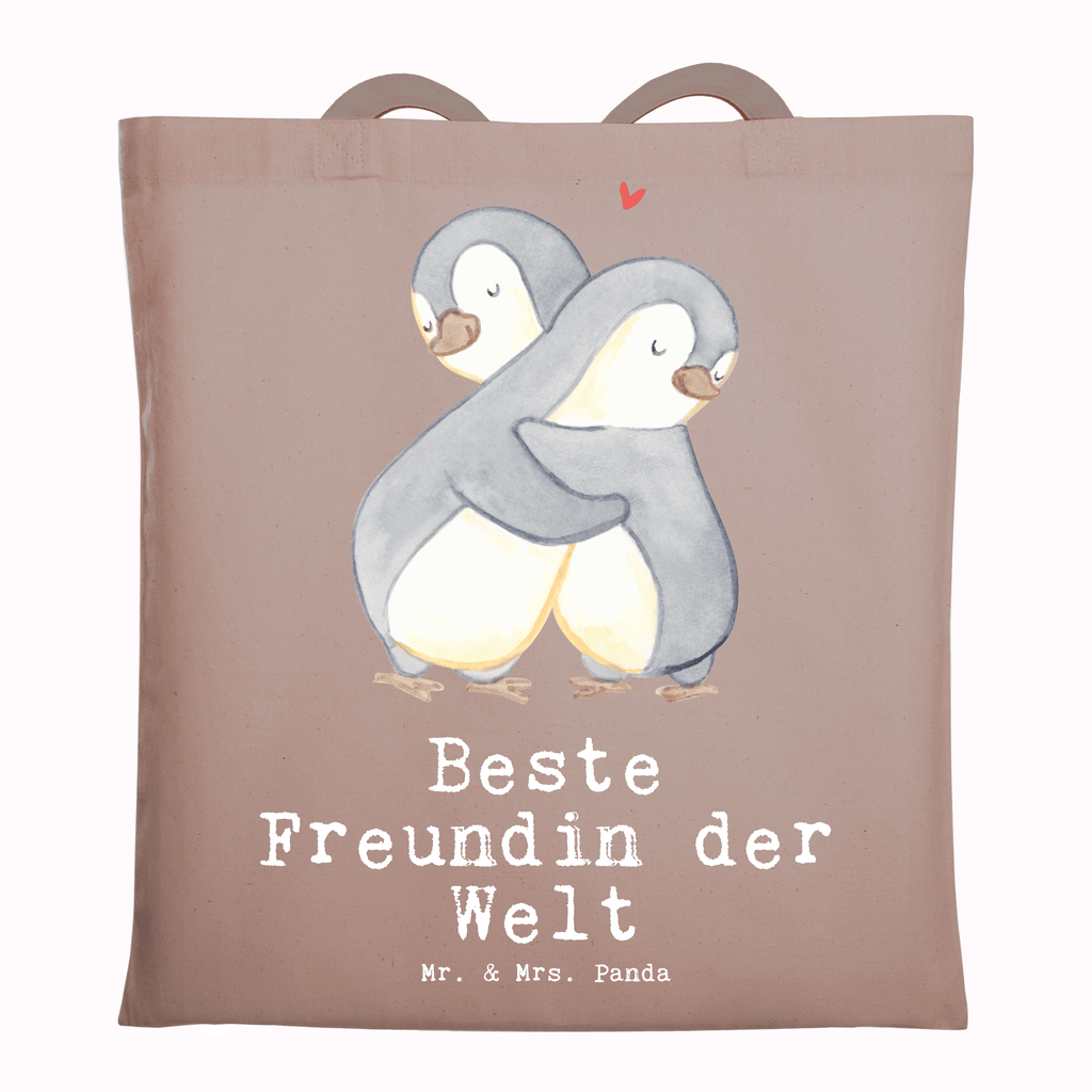 Tragetasche Pinguin Beste Freundin der Welt Beuteltasche, Beutel, Einkaufstasche, Jutebeutel, Stoffbeutel, Tasche, Shopper, Umhängetasche, Strandtasche, Schultertasche, Stofftasche, Tragetasche, Badetasche, Jutetasche, Einkaufstüte, Laptoptasche, für, Dankeschön, Geschenk, Schenken, Geburtstag, Geburtstagsgeschenk, Geschenkidee, Danke, Bedanken, Mitbringsel, Freude machen, Geschenktipp, Freundin, beste Freundin, Ehefrau, Frau, bae, bff, Freundinnen, Jahrestag, Freundschaft. Liebste, beste, Spruch