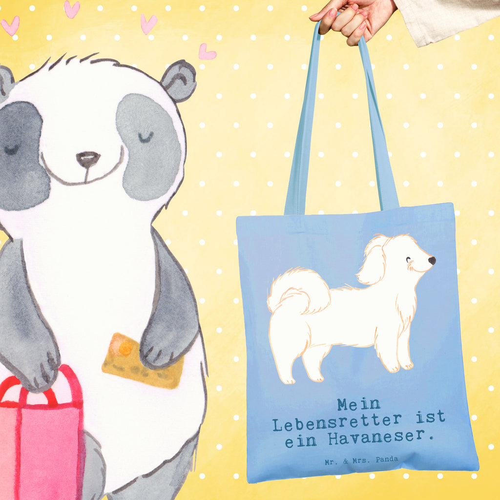 Tragetasche Havaneser Lebensretter Beuteltasche, Beutel, Einkaufstasche, Jutebeutel, Stoffbeutel, Hund, Hunderasse, Rassehund, Hundebesitzer, Geschenk, Tierfreund, Schenken, Welpe, Havaneser, Havi, Bichon Havanais, Bichón Habanero