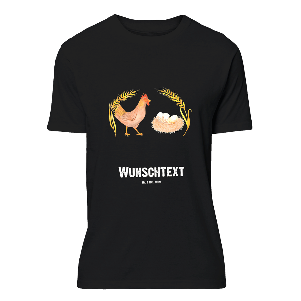 Personalisiertes T-Shirt Huhn stolz T-Shirt Personalisiert, T-Shirt mit Namen, T-Shirt mit Aufruck, Männer, Frauen, Wunschtext, Bedrucken, Bauernhof, Hoftiere, Landwirt, Landwirtin, Hahn, Henne, Hühner, Eier, Hof, Landleben, Motivation, Geburt, Magie, Spruch, Schwangerschaft