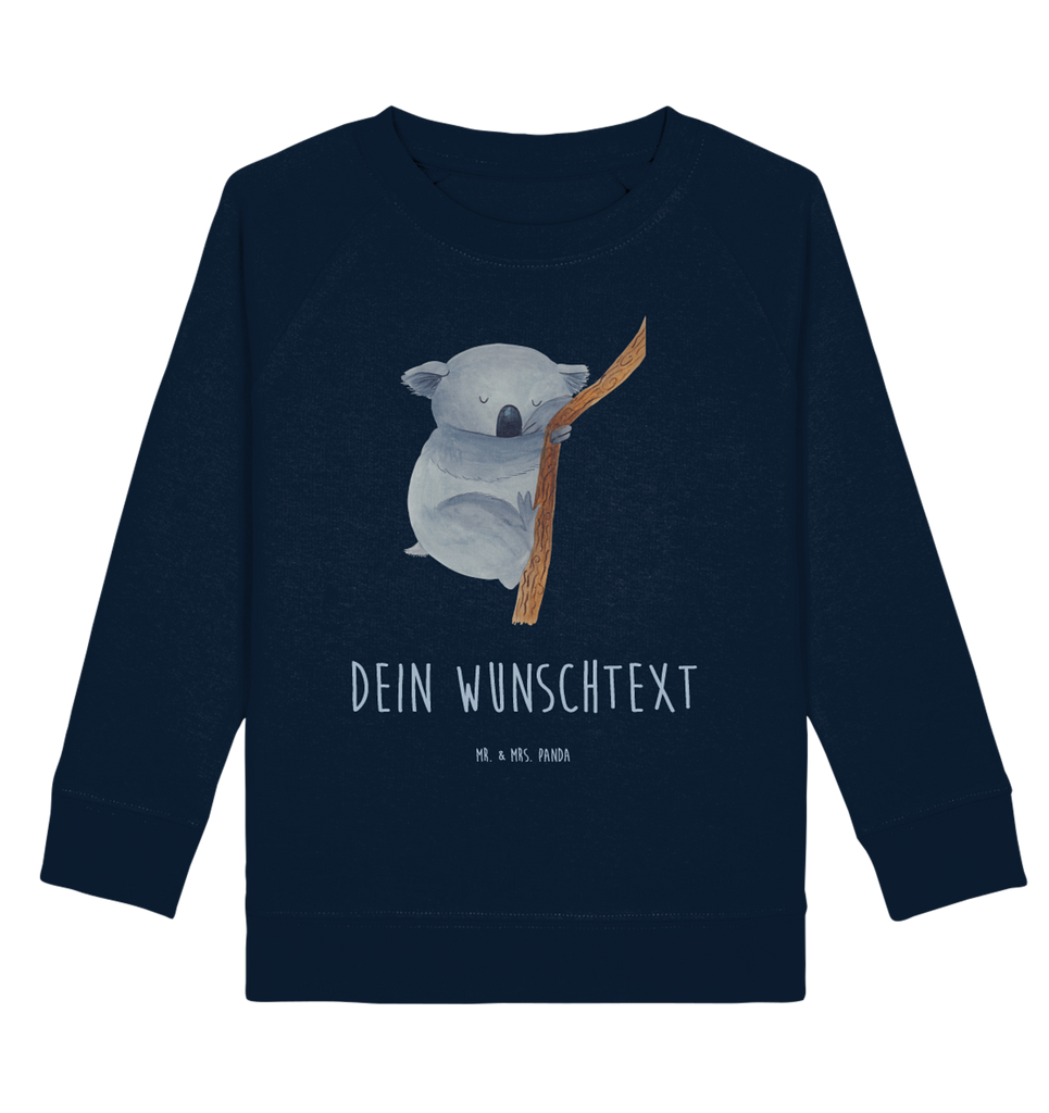 Personalisierter Kinder Pullover Koalabär Personalisierter Kinder Pullover, Personalisiertes Kinder Sweatshirt, Jungen, Mädchen, Tiermotive, Gute Laune, lustige Sprüche, Tiere, Koala, träumen, Traum, schlafen, Schlafzimmer, Traumland, Bär, Koalabär