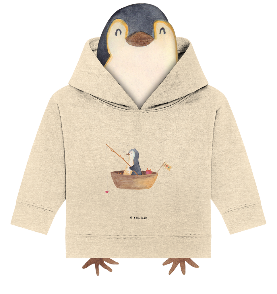 Organic Baby Hoodie Pinguin Angelboot