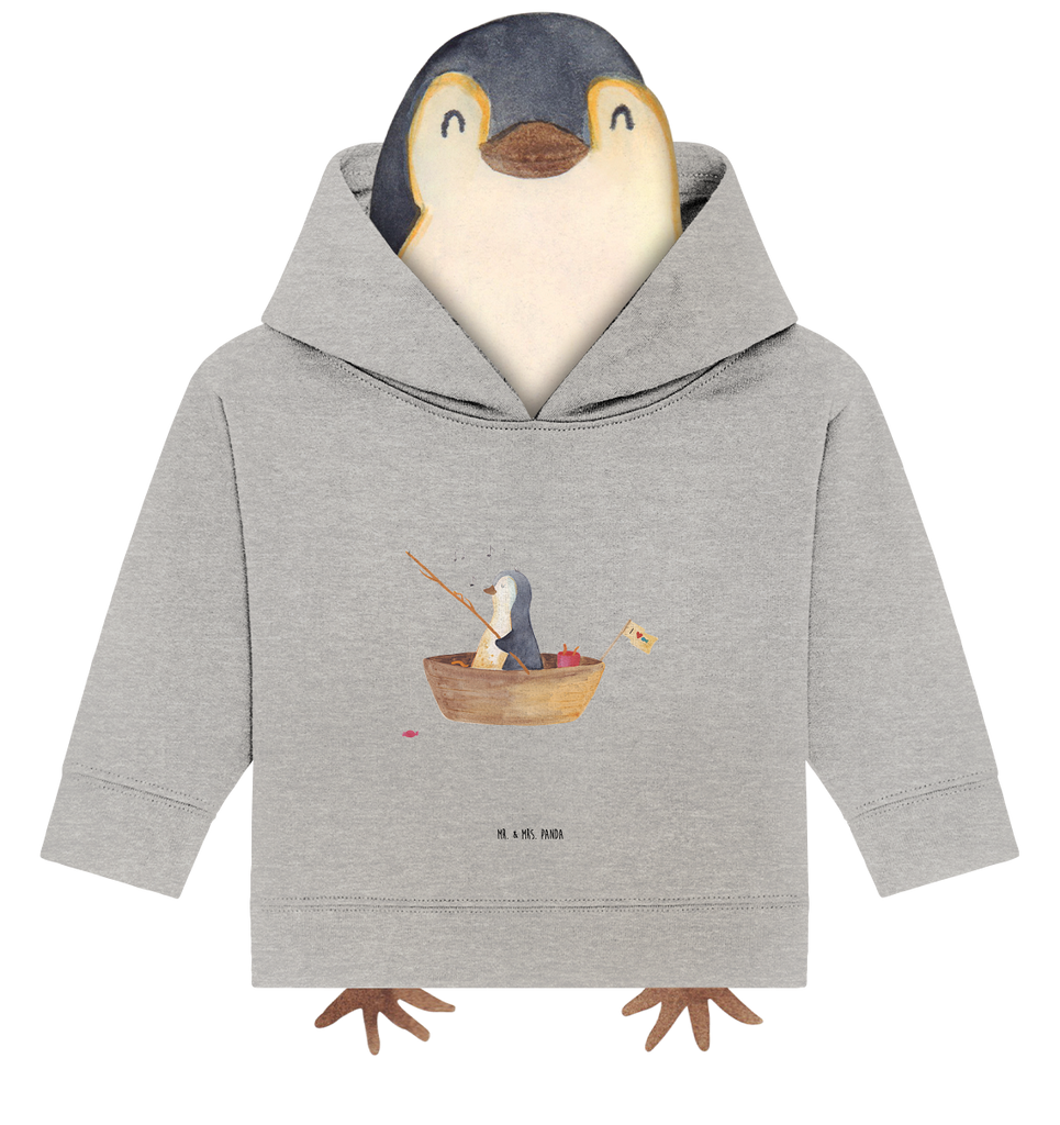 Organic Baby Hoodie Pinguin Angelboot