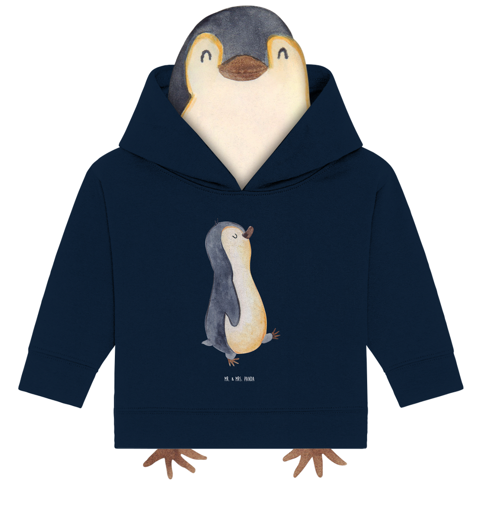 Organic Baby Hoodie Pinguin marschieren Baby Kapuzenshirt, Baby Kapuzensweatshirt, Baby Hoodie, Baby Pullover, Pinguin, Pinguine, Frühaufsteher, Langschläfer, Bruder, Schwester, Familie