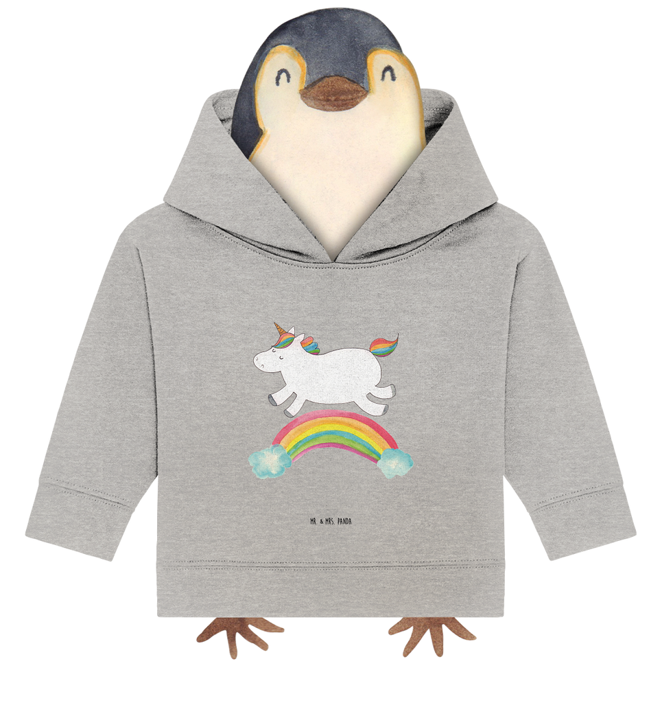 Organic Baby Hoodie Einhorn Regenbogen Baby Kapuzenshirt, Baby Kapuzensweatshirt, Baby Hoodie, Baby Pullover, Einhorn, Einhörner, Einhorn Deko, Pegasus, Unicorn, Regenbogen, Glitzer, Einhornpower, Erwachsenwerden, Einhornautobahn