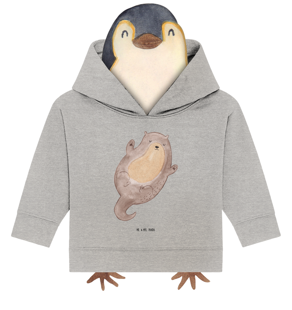 Organic Baby Hoodie Otter Umarmen Baby Kapuzenshirt, Baby Kapuzensweatshirt, Baby Hoodie, Baby Pullover, Otter, Fischotter, Seeotter, Otter Seeotter See Otter