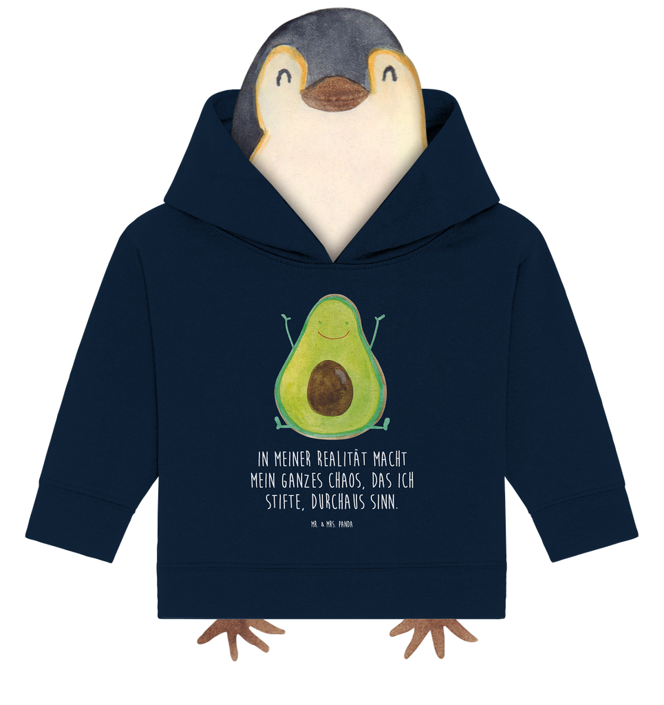 Organic Baby Hoodie Avocado Glücklich Baby Kapuzenshirt, Baby Kapuzensweatshirt, Baby Hoodie, Baby Pullover, Avocado, Veggie, Vegan, Gesund, Chaos