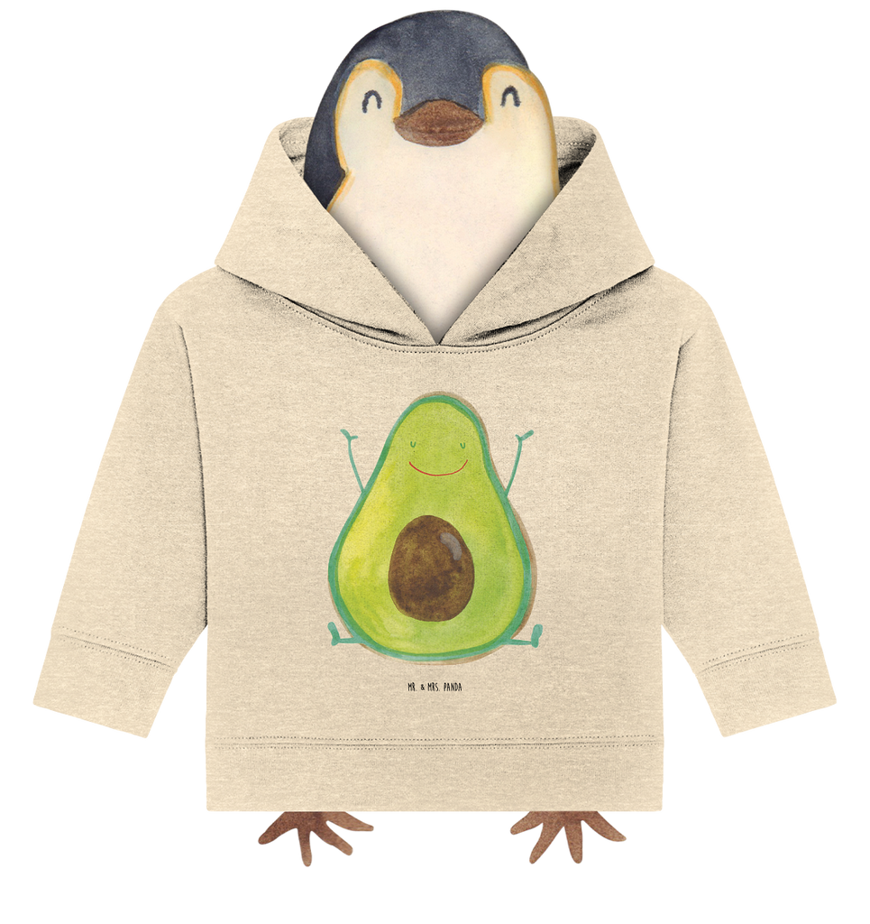 Organic Baby Hoodie Avocado Glücklich Baby Kapuzenshirt, Baby Kapuzensweatshirt, Baby Hoodie, Baby Pullover, Avocado, Veggie, Vegan, Gesund, Chaos