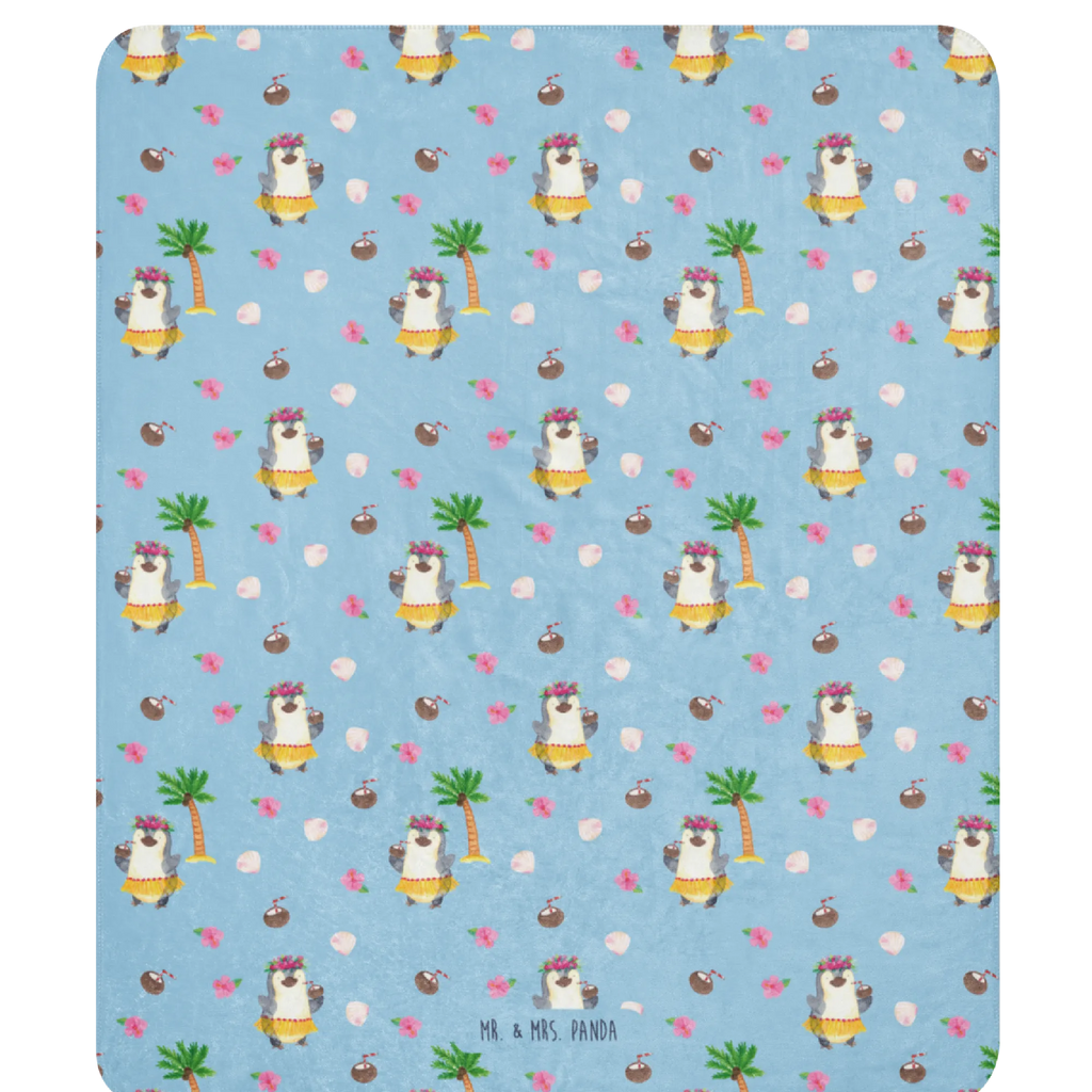 Sherpa Kuscheldecke Pinguin Kokosnuss Muster Pinguin, Aloha, Hawaii, Urlaub, Kokosnuss, Pinguine