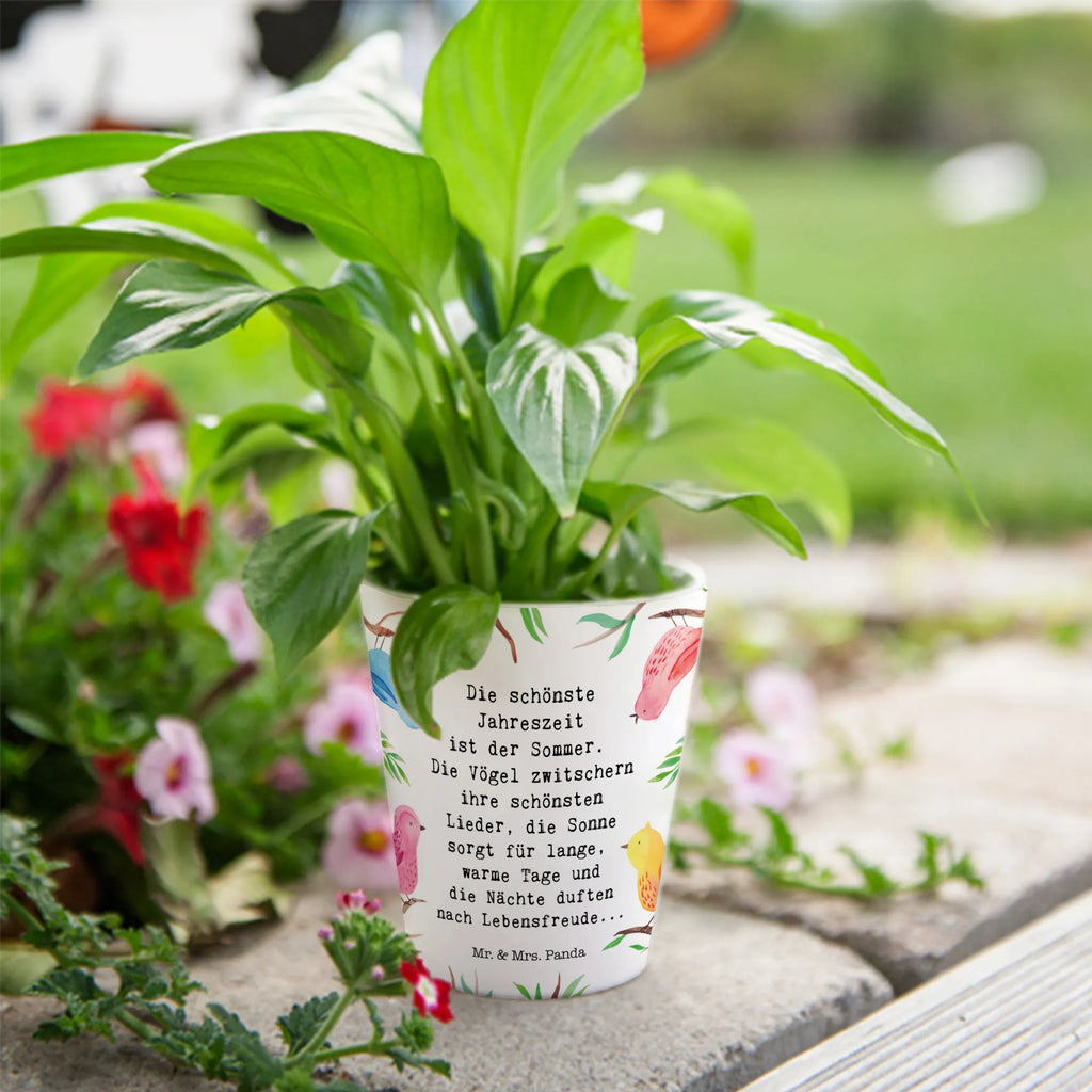 Blumentopf Vogelgezwitscher Übertopf, Pflanztopf, Keramiktopf, Kräutertopf, Topf, Blumen Deko, Frühlings Deko, Sommer Deko, Dekoration, positive Botschaft, Naturliebhaber, Outdoor, Natur, Abenteuer