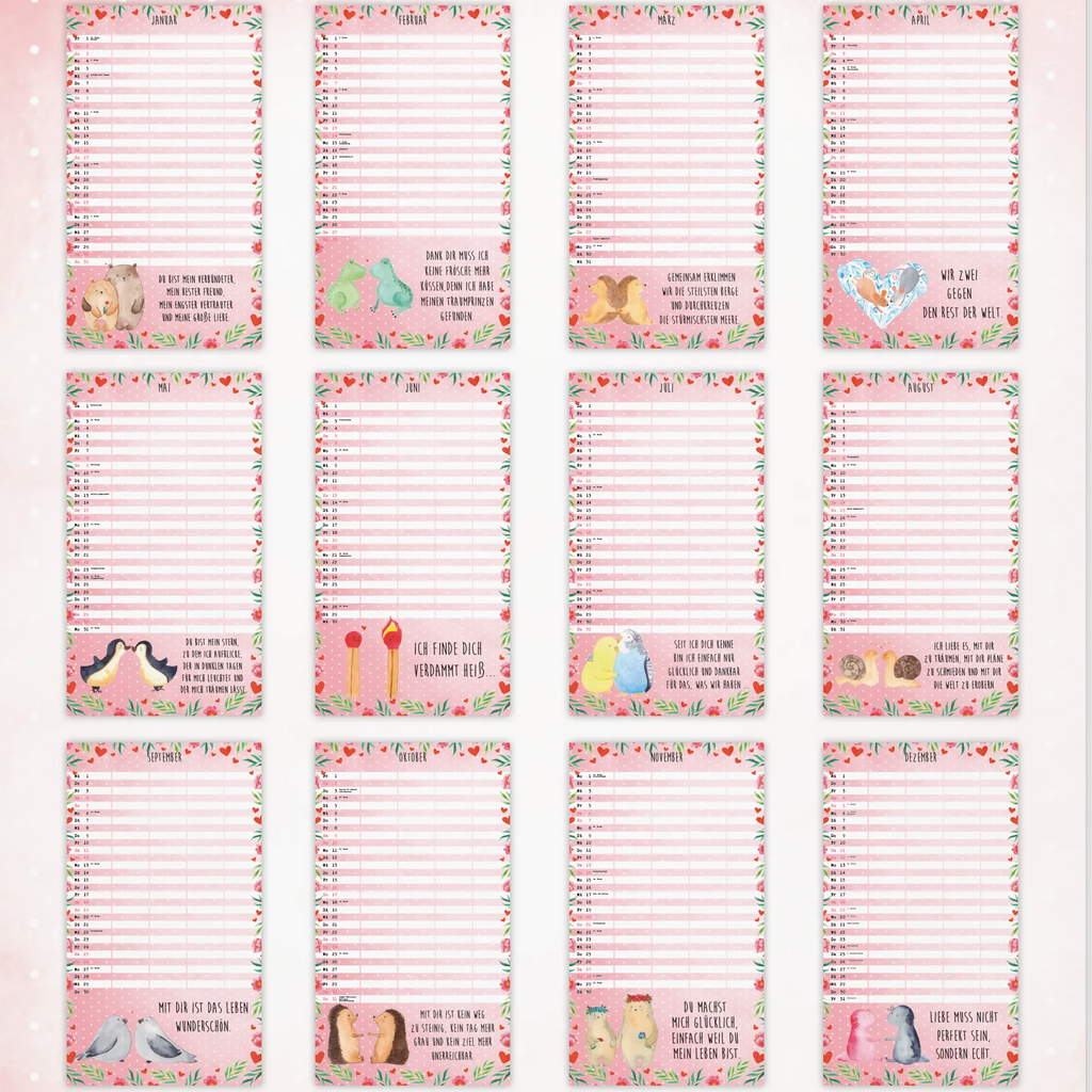 Familienkalender 2025 Liebe Collection Familienplaner, Kalender, Jahreskalender, Terminplaner, Kalender mit Feiertagen, Liebe, Partner, Freund, Freundin, Ehemann, Ehefrau, Heiraten, Verlobung, Heiratsantrag, Liebesgeschenk, Jahrestag, Hocheitstag