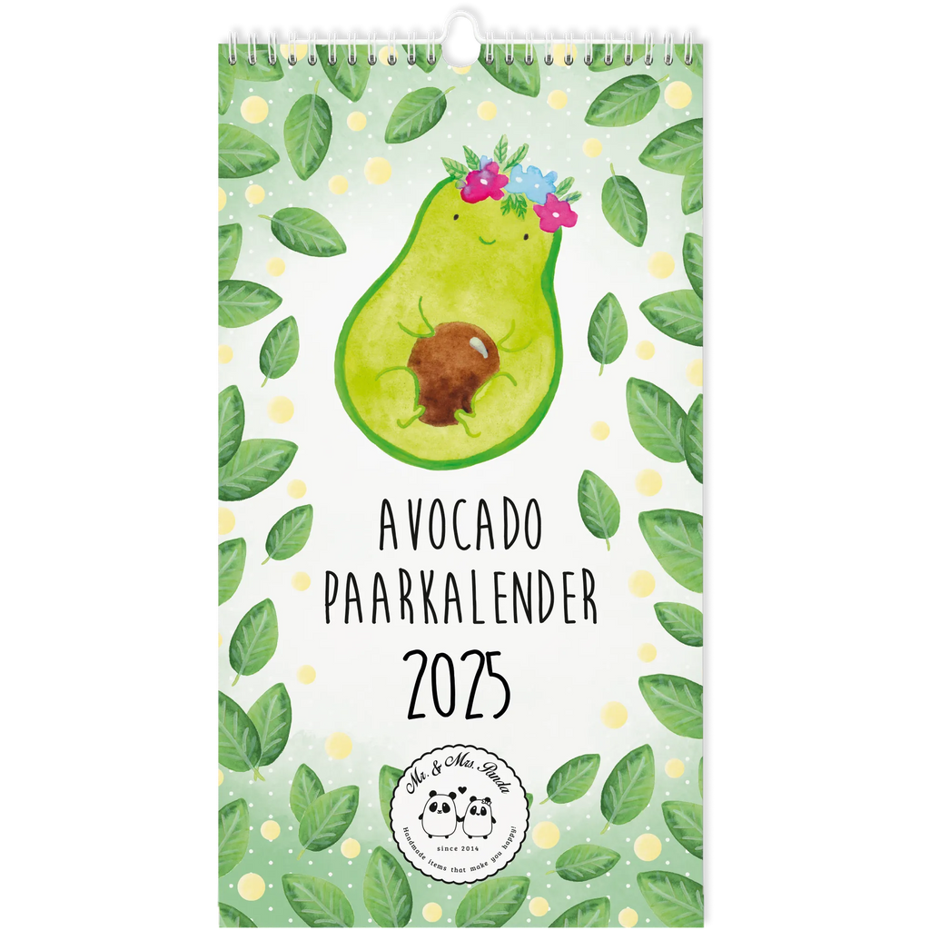 Partnerkalender 2025 Avocado Collection Kalender, Kalender für Paare, Jahreskalender, gemeinsamer Kalender, Kalender für zwei, Wandkalender, Avocado, Veggie, Vegan, Gesund