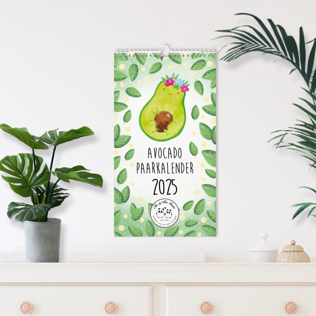 Partnerkalender 2025 Avocado Collection Kalender, Kalender für Paare, Jahreskalender, gemeinsamer Kalender, Kalender für zwei, Wandkalender, Avocado, Veggie, Vegan, Gesund