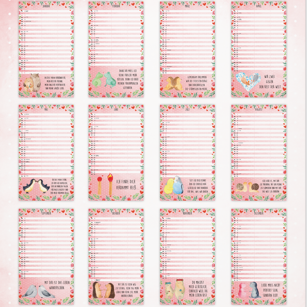 Partnerkalender 2025 Liebe Collection Kalender, Kalender für Paare, Jahreskalender, gemeinsamer Kalender, Kalender für zwei, Wandkalender, Liebe, Partner, Freund, Freundin, Ehemann, Ehefrau, Heiraten, Verlobung, Heiratsantrag, Liebesgeschenk, Jahrestag, Hocheitstag