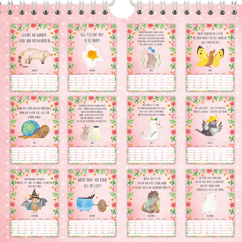 A3 Wandkalender 2025 Small World Collection Wandkalender, Kalender, Jahreskalender, Terminplaner, Wand, Jahresplaner, Tiermotive, Gute Laune, lustige Sprüche, Tiere