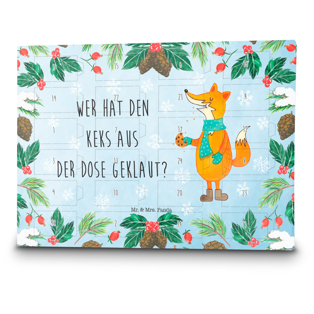 Markenschokolade Adventskalender Fuchs Keksdose Adventskalender, Weihnachtskalender, Markenschokolade Adventskalender, Winter, Weihnachten, Weihnachtsdeko, Nikolaus, Advent, Heiligabend, Wintermotiv