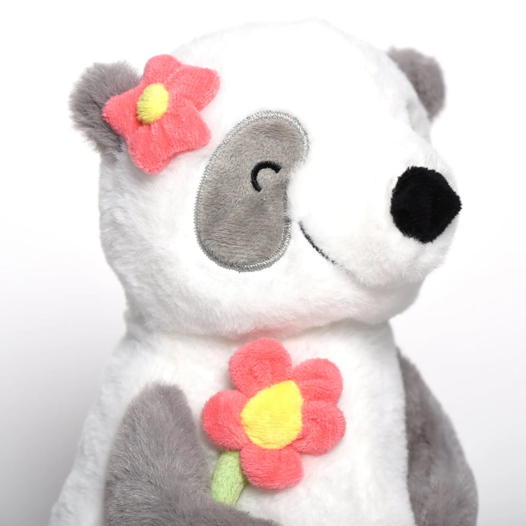 Kuscheltier Panda mit Blume Kuscheltier, Stofftier, Plüsch, Plüschtier, Teddy, Spielzeug, Schmusetier, Tiermotive, Gute Laune, lustige Sprüche, Tiere