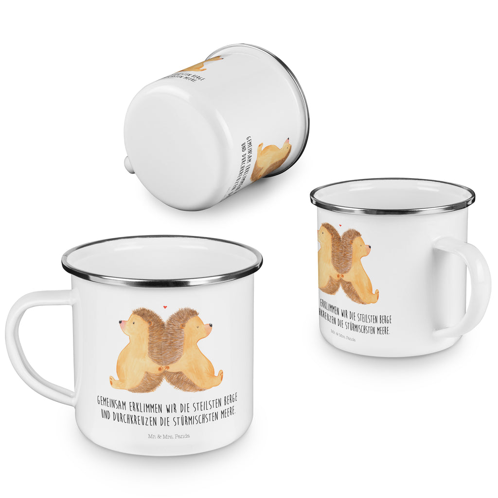 Camping Emaille Tasse Igel händchenhaltend Campingtasse, Trinkbecher, Metalltasse, Outdoor Tasse, Emaille Trinkbecher, Blechtasse Outdoor, Emaille Campingbecher, Edelstahl Trinkbecher, Metalltasse für Camping, Kaffee Blechtasse, Camping Tasse Metall, Liebe, Partner, Freund, Freundin, Ehemann, Ehefrau, Heiraten, Verlobung, Heiratsantrag, Liebesgeschenk, Jahrestag, Hocheitstag, Igel, Igelliebe, Hand in Hand, Liebesbeweis, große Liebe, Liebesbotschaft, Hochzeit, Lieblingsmensch, Gemeinsamkeit, Love, Geschenk für zwei