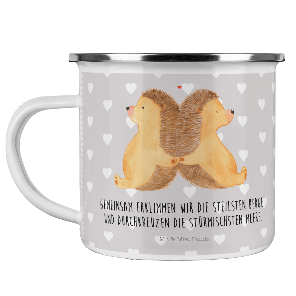 Camping Emaille Tasse Igel händchenhaltend Campingtasse, Trinkbecher, Metalltasse, Outdoor Tasse, Emaille Trinkbecher, Blechtasse Outdoor, Emaille Campingbecher, Edelstahl Trinkbecher, Metalltasse für Camping, Kaffee Blechtasse, Camping Tasse Metall, Liebe, Partner, Freund, Freundin, Ehemann, Ehefrau, Heiraten, Verlobung, Heiratsantrag, Liebesgeschenk, Jahrestag, Hocheitstag, Igel, Igelliebe, Hand in Hand, Liebesbeweis, große Liebe, Liebesbotschaft, Hochzeit, Lieblingsmensch, Gemeinsamkeit, Love, Geschenk für zwei