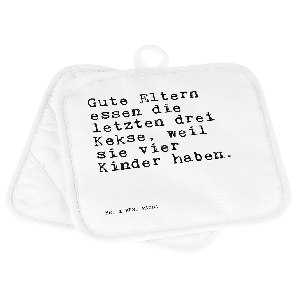 2er Set Topflappen  Sprüche und Zitate Gute Eltern essen die letzten drei Kekse, weil sie vier Kinder haben. Topflappen, Topfuntersetzer, Ofenhandschuh, Topflappen Set, Topflappen lustig, Topflappen mit Spruch, Spruch, Sprüche, lustige Sprüche, Weisheiten, Zitate, Spruch Geschenke, Spruch Sprüche Weisheiten Zitate Lustig Weisheit Worte