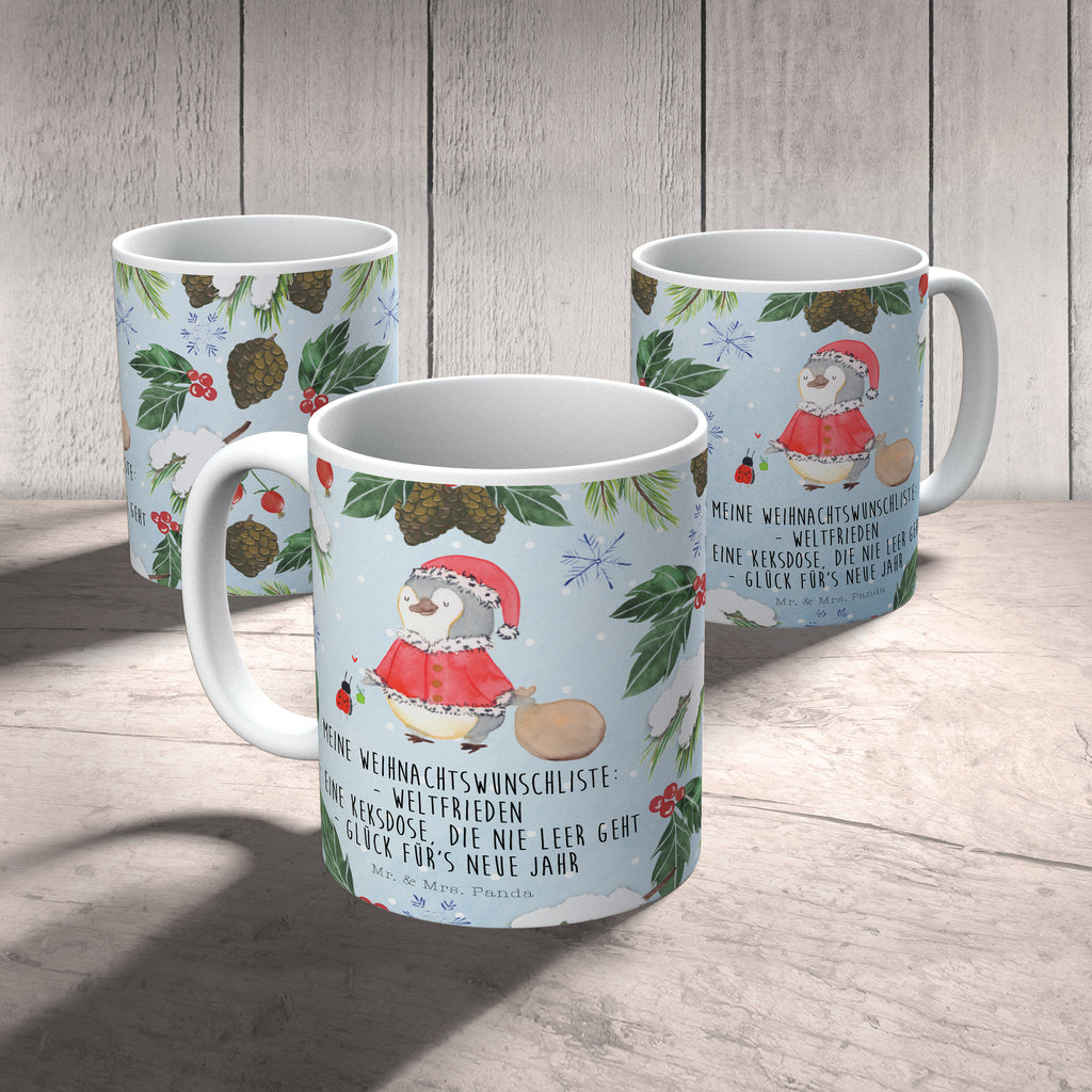 Tasse Pinguin Nikolaus Tasse, Kaffeetasse, Teetasse, Becher, Kaffeebecher, Teebecher, Keramiktasse, Porzellantasse, Büro Tasse, Geschenk Tasse, Tasse Sprüche, Tasse Motive, Kaffeetassen, Tasse bedrucken, Designer Tasse, Cappuccino Tassen, Schöne Teetassen, Winter, Weihnachten, Weihnachtsdeko, Nikolaus, Advent, Heiligabend, Wintermotiv